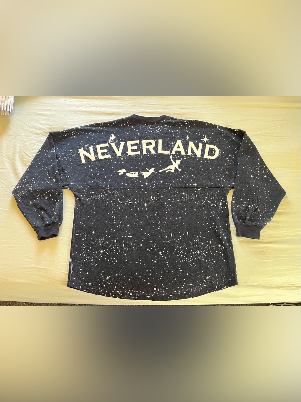 NWOT DISNEYLAND SPIRIT JERSEY M NEVERLAND CONSTELLATION PETER PAN NAVY